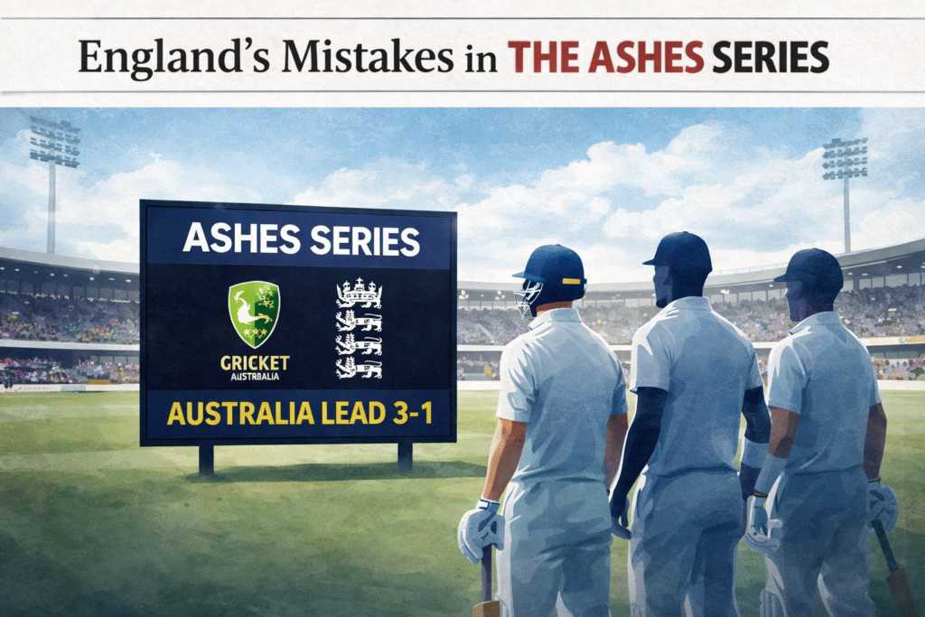 England’s Mistakes in the Current Ashes Series — Where the Game Slipped Away CricketCircle