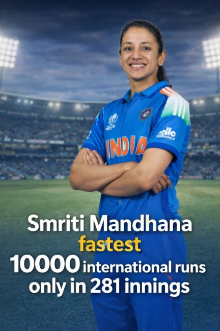 Mandhana Becomes Only the Second Indian Woman to 10k International Runs CricketCircle