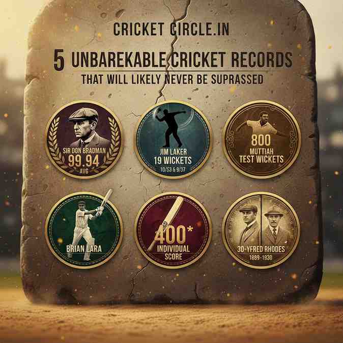 5 Unbreakable Cricket Records That Will Likely Never Be Surpassed CricketCircle