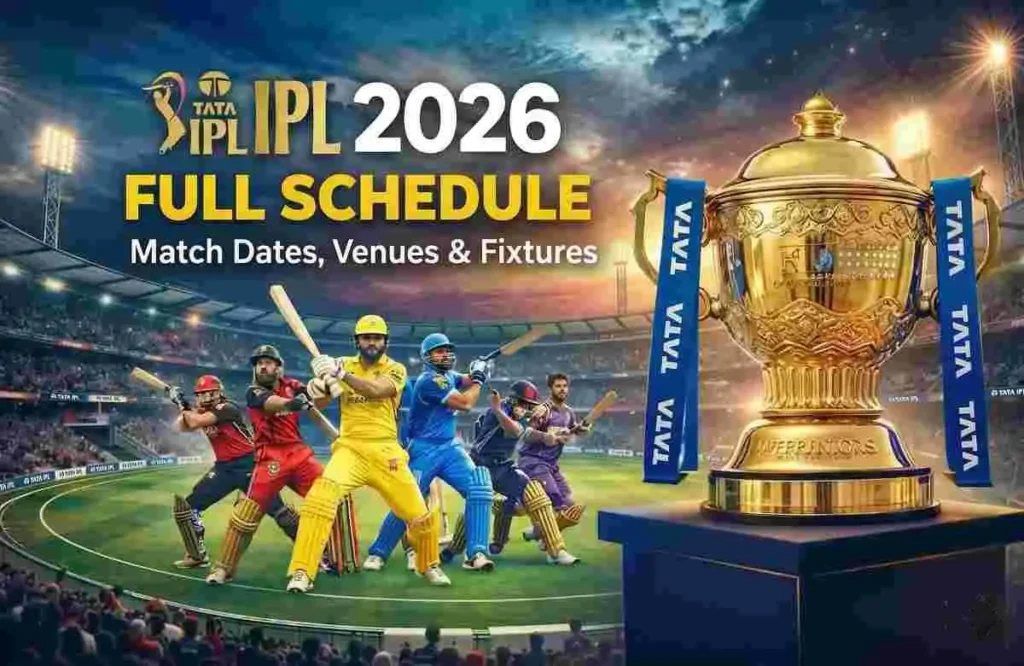 TATA IPL 2026 Full Schedule with Match Dates and Venues